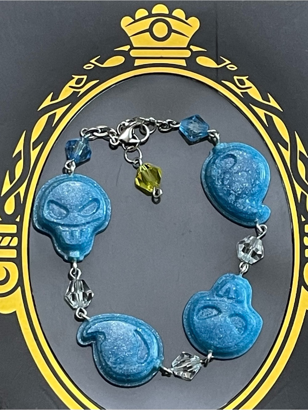 Twisted Wonderland Ignihyde Idia and Ortho Inspired Groovy Candy Bracelet
